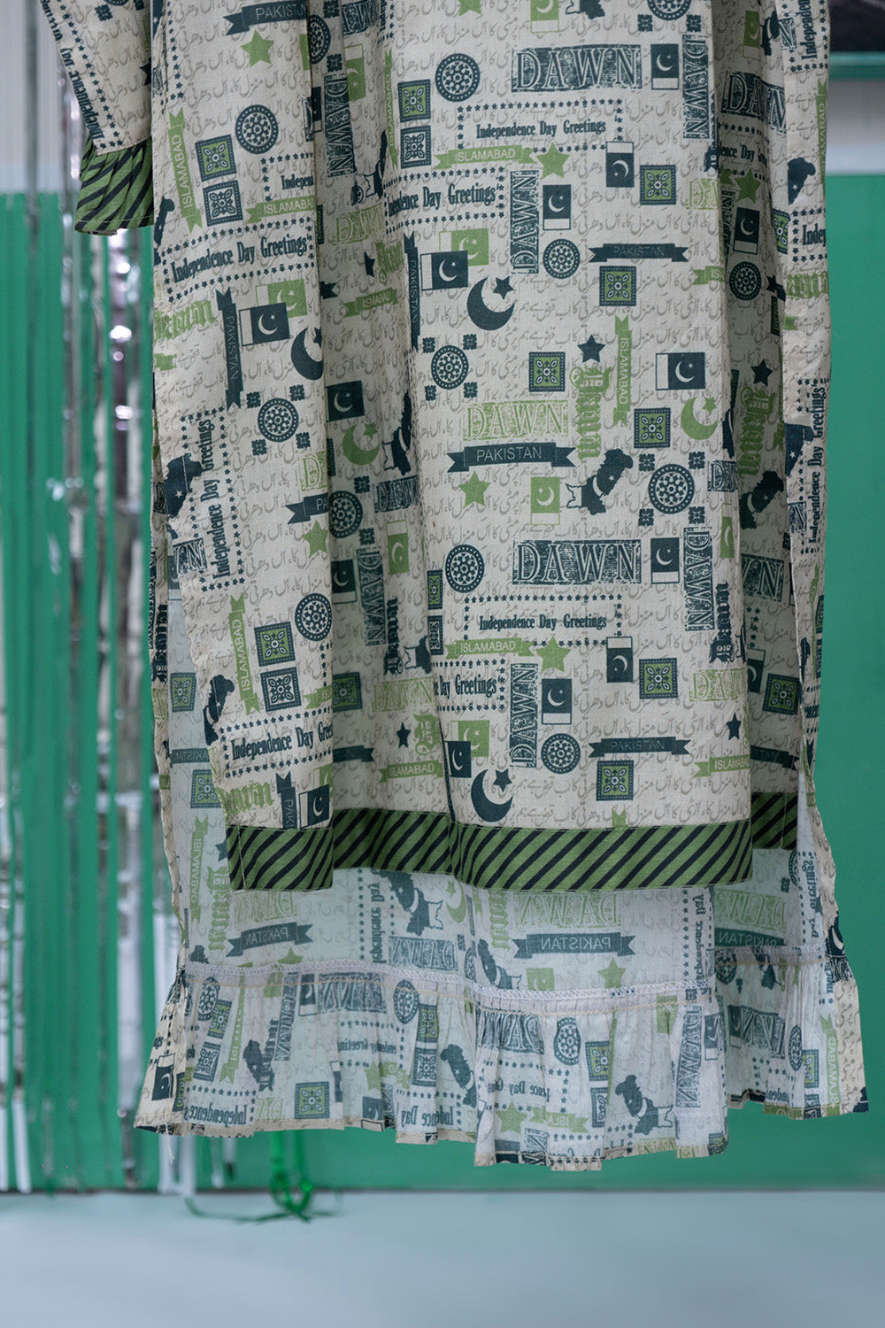 GAA-02727 | Green & Multicolor | Casual Kurta  | Cotton Lawn Printed