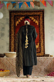 LBD-02973 | Black & Gold | Casual Plus 3 Piece Suit | Cotton Dobby