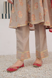 GBD-02927 | Beige & Multicolor | Casual Plus 3 Piece Suit | Cotton Jacquard