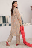 GBD-02927 | Beige & Multicolor | Casual Plus 3 Piece Suit | Cotton Jacquard