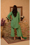 GAD-02796 | Green | Casual 3 Piece Suit | Cotton Dobby Self