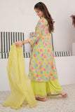GDD-02850 | Multcolor & Gold | Formal 3 Piece Suit | Taser Silk