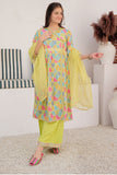 GDD-02850 | Multcolor & Gold | Formal 3 Piece Suit | Taser Silk