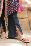 Casual Plus 3 Piece Suit | Cotton Gold Printed & Paist Lawn | Black & Multicolor | KBD-02022