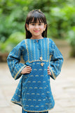 Casual Plus 3 Piece Suit | Cotton  Jacquard Dobby | Blue & Multicolor | KBD-02038
