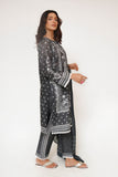 Women Casual Dress | Grey & Multicolor | Casual 3 Piece Suit | Cotton Lawn Digital Printed | LAD-03489