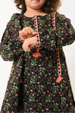 Kids winter clothes | Black & Multicolor | Casual 3 Piece Suit | Cotton Khaddar Printed | KAD-03193