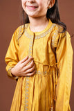 Kids formal clothes | Mustard & Gold | Formal 3 Piece Suit | Viscose Chambry Katan | KDD-03235