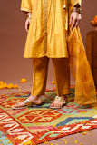 Kids formal clothes | Mustard & Gold | Formal 3 Piece Suit | Viscose Chambry Katan | KDD-03235