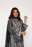 Women Casual Dress | Grey & Multicolor | Casual 3 Piece Suit | Cotton Lawn Digital Printed | LAD-03489