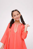 Kids Winter dress | Grey & White | Casual 2 Piece Suit |  Denim Jacquard | KAC-03669