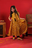 Kids Eid Dress | Yellow & MultiColor | Casual Kurta | Cotton Lawn Printed | KAA-03269