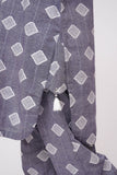Girls Winter Dress | Grey & White | Casual 2 Piece Suit  |  Denim Jacquard | GAC-03575