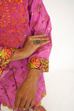 Women Casual Dress | Purple & Multicolor | Casual 3 Piece Suit | Cotton Lawn Printed | LAD-03436