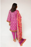 Women Casual Dress | Purple & Multicolor | Casual 3 Piece Suit | Cotton Lawn Printed | LAD-03436