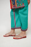Kids Casual Dress | Turtquoise green & Multicolor | Casual 2 Piece Suit | Cotton Lawn Printed Digital Printed | KAC-03470