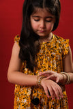 Kids Eid Dress | Yellow & MultiColor | Casual Kurta | Cotton Lawn Printed | KAA-03269