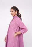 Women Winter Dress | Purple & Gold | Casual 3 Piece Suit | Cotton Dobby Karandi | LAD-03671