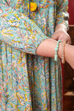 Girls Eid Dress | Sea Green & Multicolor | Casual Kurta  | Cotton Lawn Printed | GAA-03272