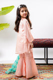 Kids formal clothes | Pink & Multicolor | Formal 3 Piece Suit | Viscose Raw Silk | KDD-03282