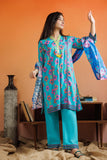 GAD-03059 | Sea Green & Muliticolor | Casual 3 Piece Suit | Cotton Lawn Printed