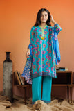 GAD-03059 | Sea Green & Muliticolor | Casual 3 Piece Suit | Cotton Lawn Printed