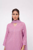 Women Winter Dress | Purple & Gold | Casual 3 Piece Suit | Cotton Dobby Karandi | LAD-03671