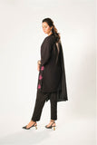 Women winter clothes | Black | Casual 3 Piece Suit | Cotton Khaddar Dyed | LAD-03176