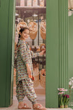 KAC-03128 | Sea Green & Multicolor | Casual 2 Piece Suit | Cotton Lawn Printed