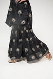 Kids Casual Dress | Black & Fawn | Casual 3 Piece Suit | Cotton Lawn Printed | KAD-03495