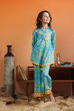 KAC-03173 | Blue & Multicolor | Casual 2 Piece Suit | Cotton Lawn Printed