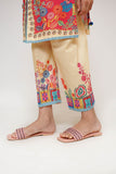 Kids Casual Dress | Showking Pink & Multicolor | Casual 2 Piece Suit | Cotton Lawn Printed Digital Printed | KAC-03472