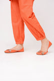Girls Winter Dress | Orange & Multicolor | Casual 3 Piece Suit  | Cotton Masuri Karandi | GAD-03609