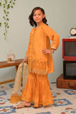 KDD-02949 | Yellow & Gold | Formal 3 Piece Suit | Viscose Raw Silk