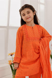 KBD-03117 | Orange | Casual Plus 3 Piece Suit | Plain Cotton