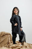 KAD-03042 | Black | Casual 3 Piece Suit | Cotton Plain