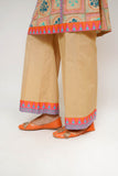 Women Eid Dress | Fawn & Multicolor | Casual 3 Piece Suit | Cotton Lawn Printed | LAD-03434
