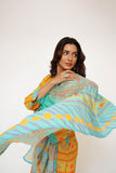 Women Eid Dress | Mustard & Multicolor | Casual 3 Piece Suit | Cotton Lawn Printed | LAD-03435