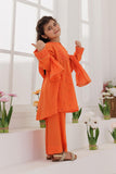 KBD-03117 | Orange | Casual Plus 3 Piece Suit | Plain Cotton