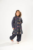 Kids winter clothes | N.Blue | Casual 2 Piece Suit | Cotton Khaddar Dyed | KAC-03175
