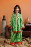 KAC-03172 | Green & Multicolor | Casual 2 Piece Suit | Cotton Lawn Printed