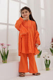 KBD-03117 | Orange | Casual Plus 3 Piece Suit | Plain Cotton