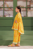 KAC-03141 | Yellow & Multicolor | Casual 2 Piece Suit | Cotton Dobby Printed