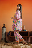 GAC-03098 | Pink & Multicolor | Casual 2 Piece Suit | Cotton Lawn Printed