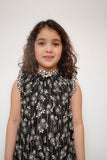 Kids Casual Dress | Black & Fawn | Casual 3 Piece Suit | Cotton Lawn Printed | KAD-03494