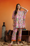 GAC-03098 | Pink & Multicolor | Casual 2 Piece Suit | Cotton Lawn Printed