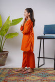 Kids Eid Dress | Multicolor | Casual 2 Piece Suit | Cotton Plain Cambric | KAC-03261