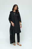 Women Eid Dress | Black  | Casual 3 Piece Suit | Cotton Print Lawn | LAD-03492