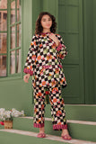 GAC-03060 | Fawn & Multicolor | Casual 2 Piece Suit | Cotton Lawn Printed
