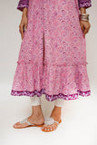 Women Eid Dress | Pink & Multicolor | Casual Maxi | Cotton Lawn Printed | LAA-03486